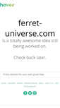 Mobile Screenshot of ferret-universe.com
